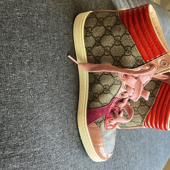 High top Gucci authentic sneakers size size 6 (36) - Picture 4 of 5